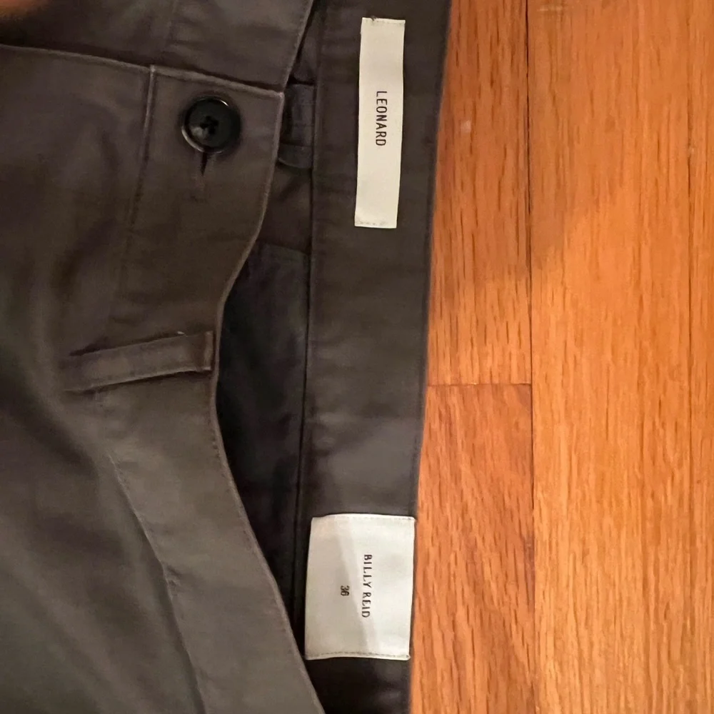 Billy Reid Leonard Slate Gray Pants - Picture 4 of 8
